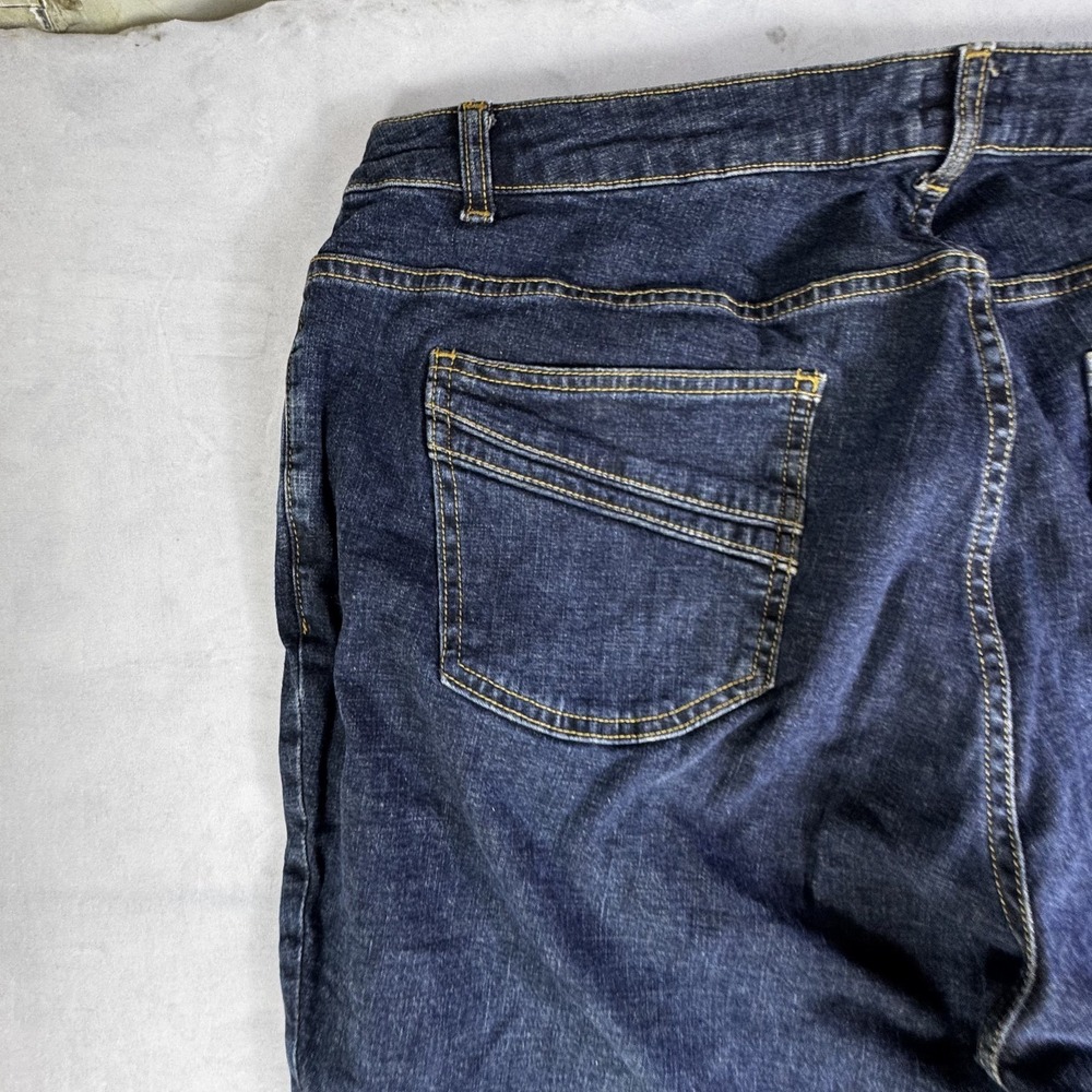 Caslon Womens Bootcut Jeans Blue Denim Dark Wash Classic Comfort 20W Petite - Picture 5 of 16